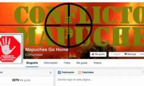 Facebook: Denuncian página que busca generar odio a Mapuches